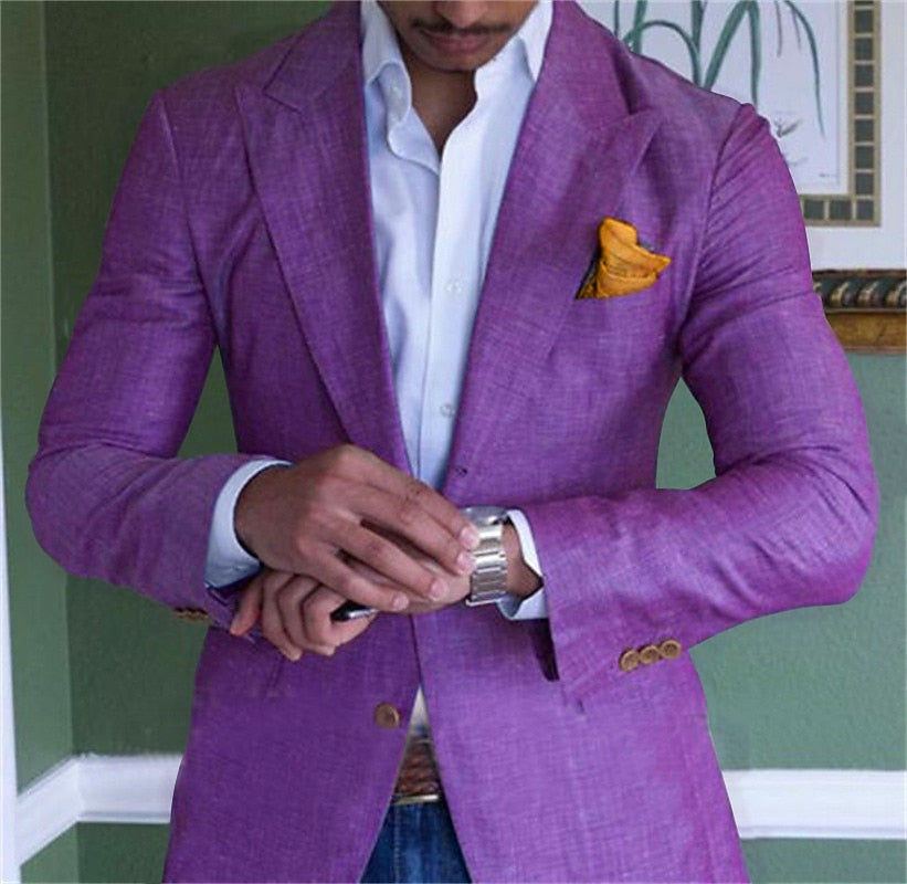 Luvo | Veste Blazer de Costume pour Homme - Coupe Slim