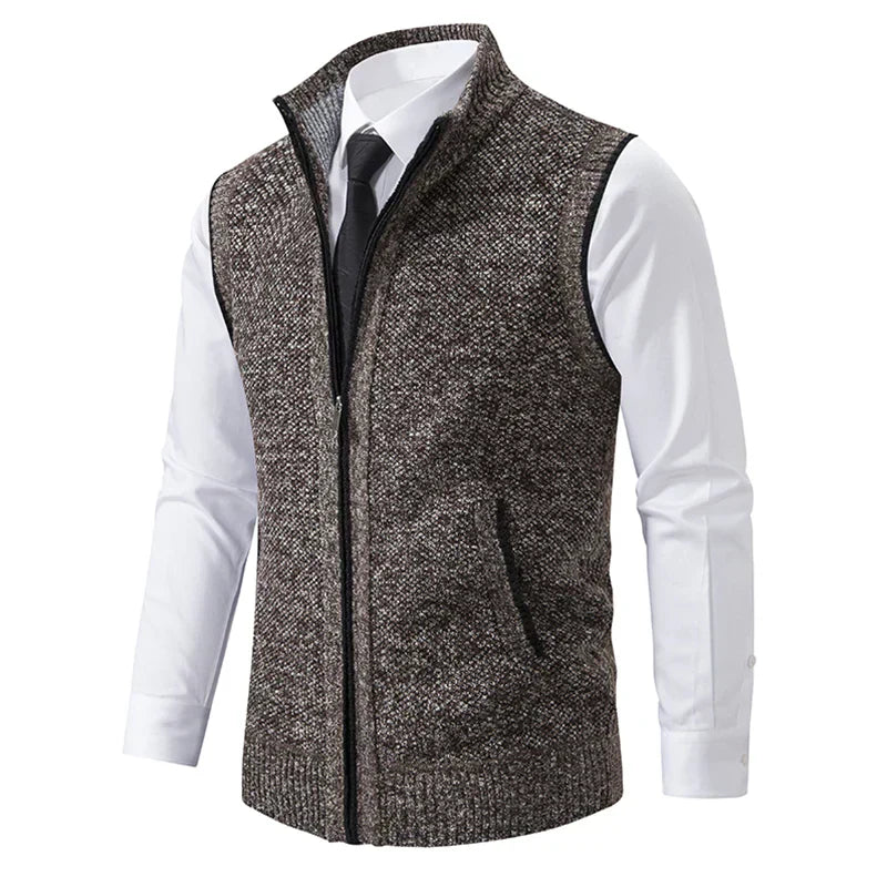 Luvo | Knitted Sleeveless Fleece Vest