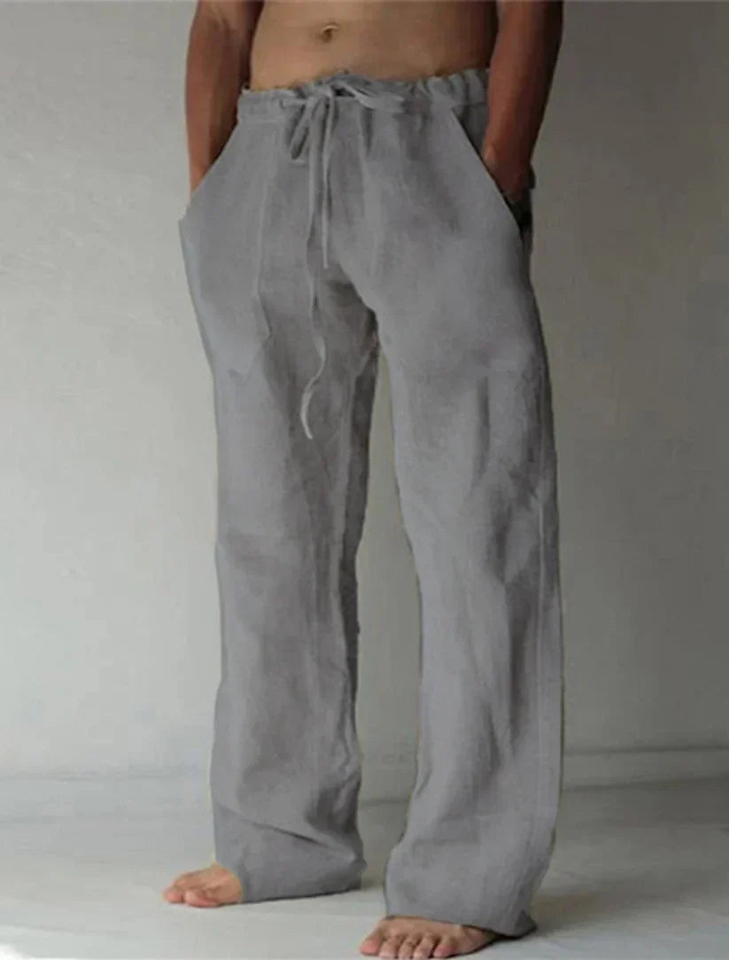 Luvo | Pantalon Large en Lin – Respirant & Confortable