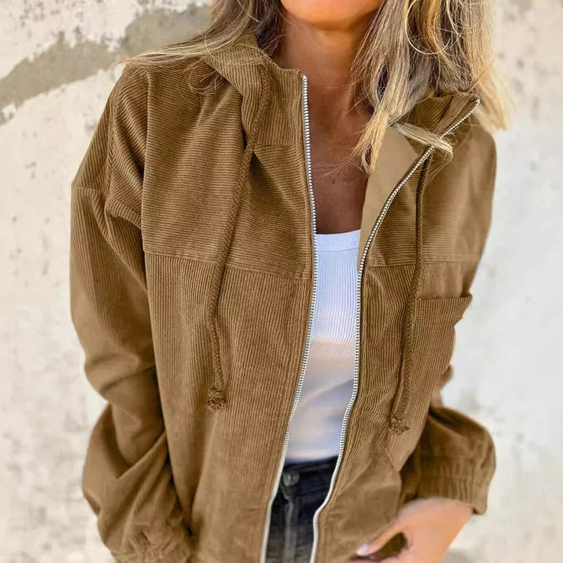 Luvo | Jacket for Women – With Hood and Zipper Closure