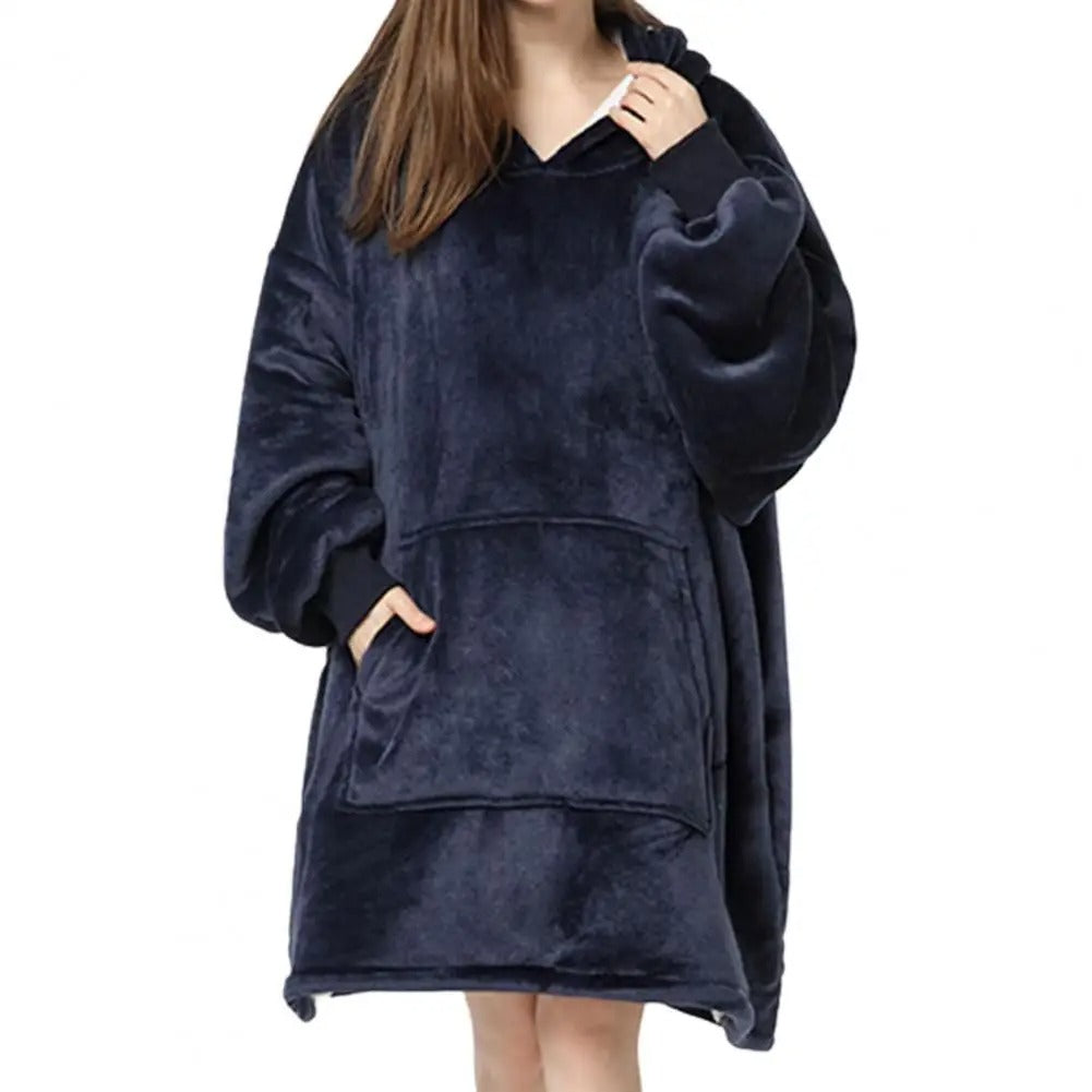 Luvo | Oversize Robe Hoodie with Front Pocket