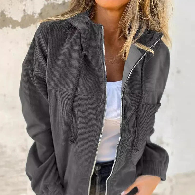 Luvo | Jacket for Women – With Hood and Zipper Closure