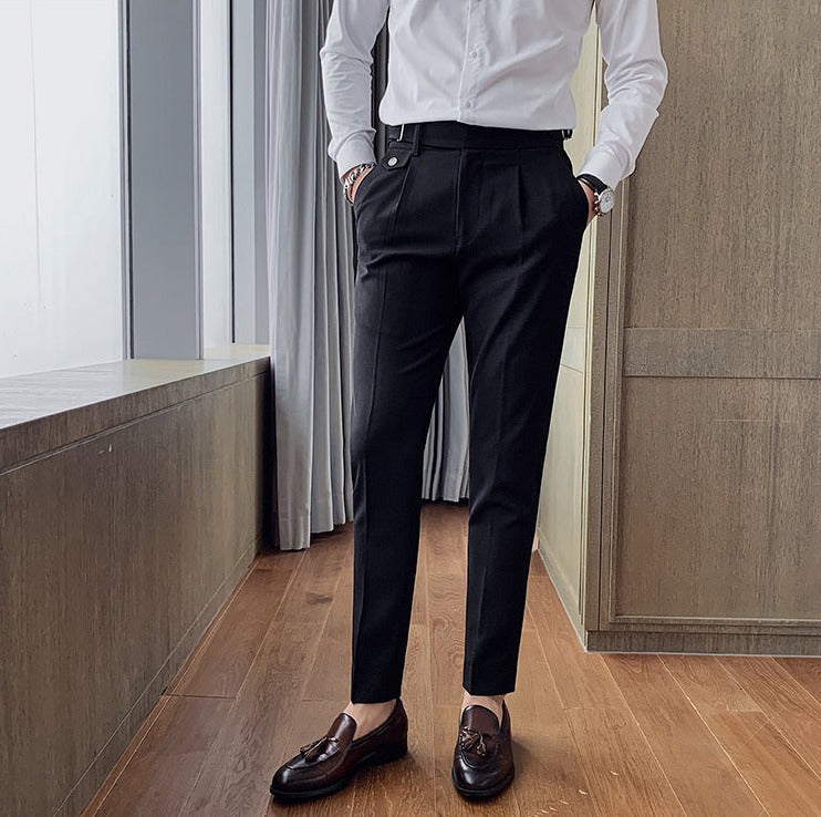 Luvo | Pantalon Élégant pour Homme au Style Britannique