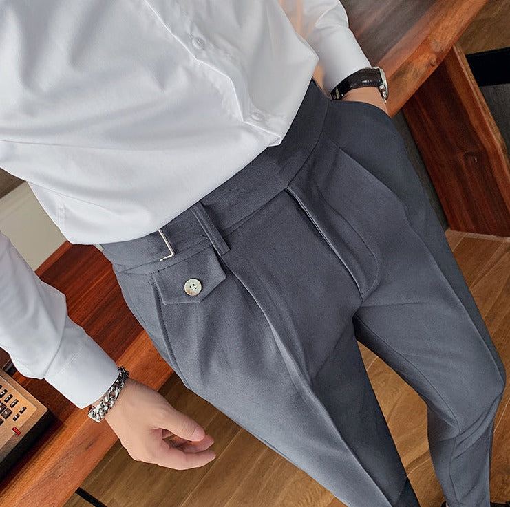 Luvo | Pantalon Élégant pour Homme au Style Britannique