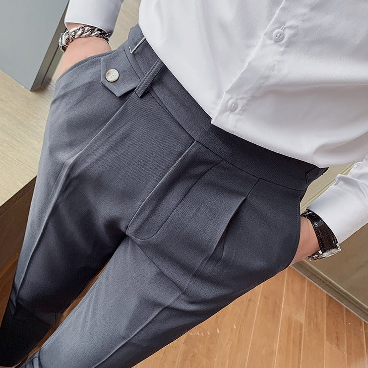 Luvo | Pantalon Élégant pour Homme au Style Britannique