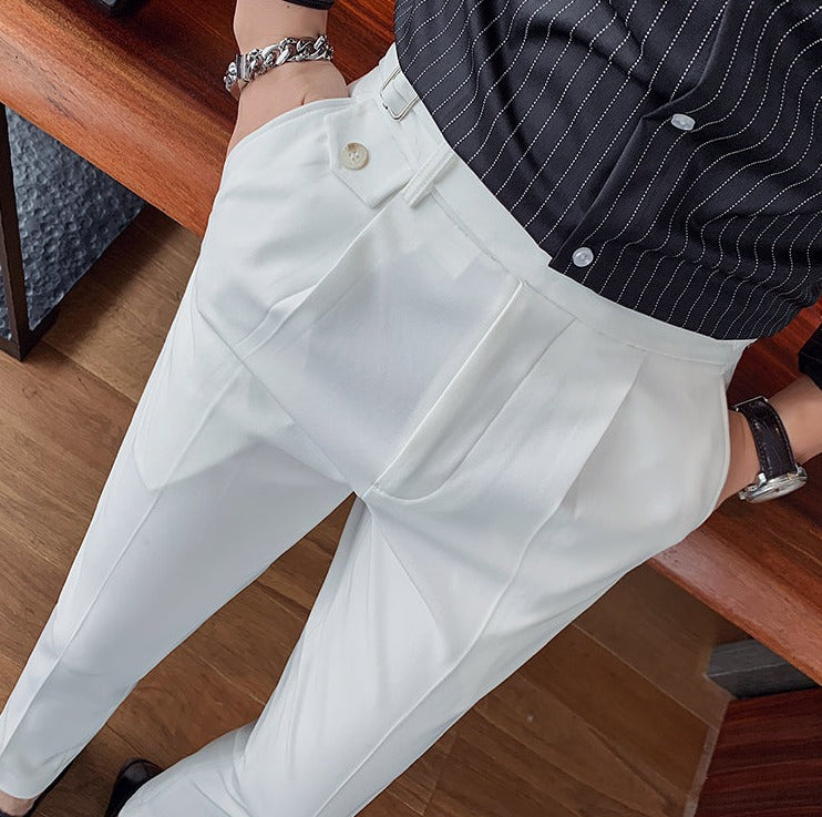Luvo | Pantalon Élégant pour Homme au Style Britannique