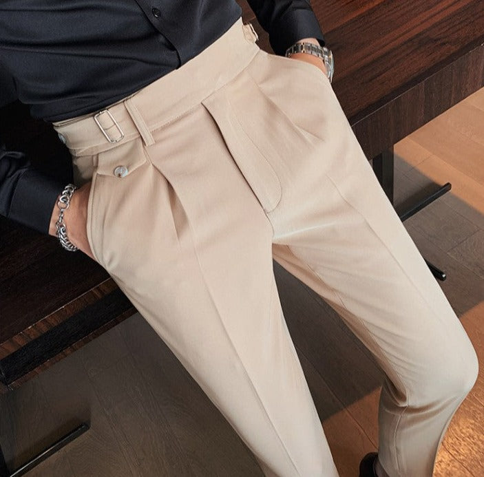 Luvo | Pantalon Élégant pour Homme au Style Britannique