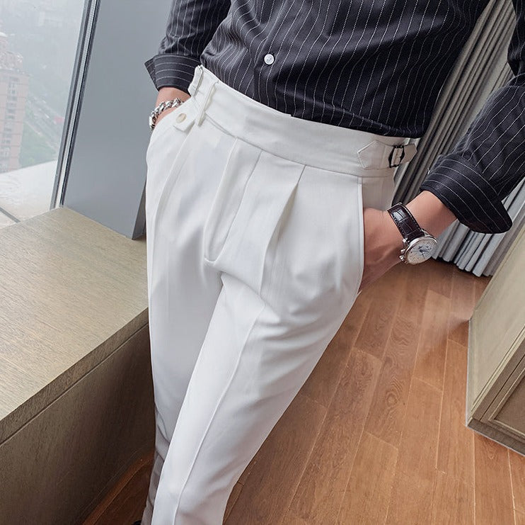 Luvo | Pantalon Élégant pour Homme au Style Britannique