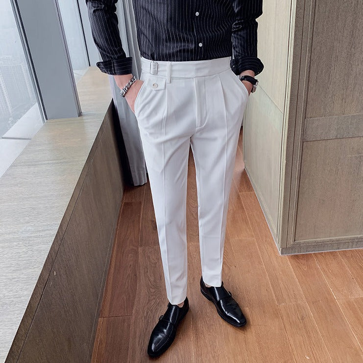 Luvo | Pantalon Élégant pour Homme au Style Britannique