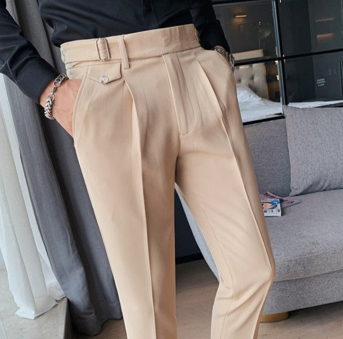 Luvo | Pantalon Élégant pour Homme au Style Britannique