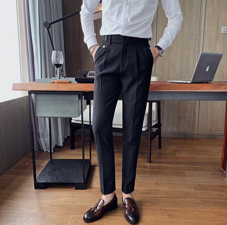 Luvo | Pantalon Élégant pour Homme au Style Britannique