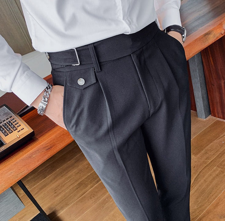 Luvo | Pantalon Élégant pour Homme au Style Britannique