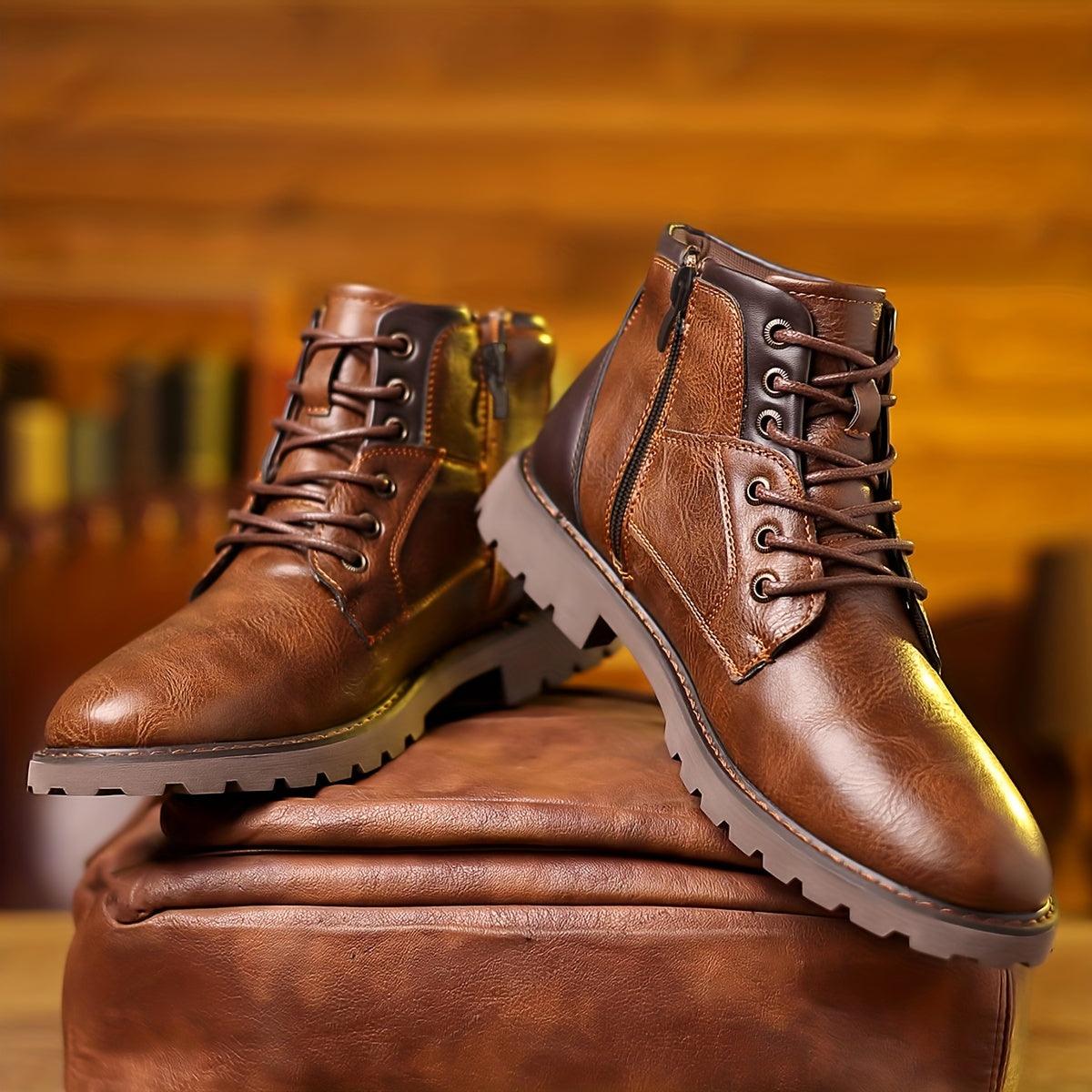 Luvo | Bottines Habillées à Fermeture Éclair pour Homme