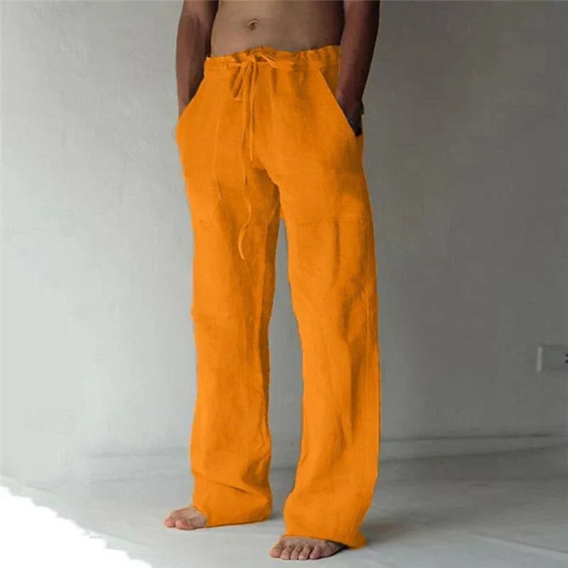Luvo | Pantalon Large en Lin – Respirant & Confortable