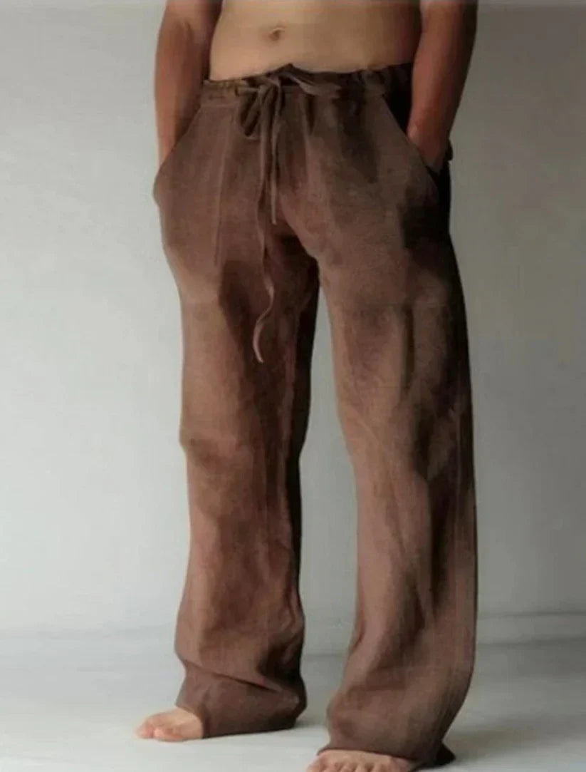 Luvo | Pantalon Large en Lin – Respirant & Confortable