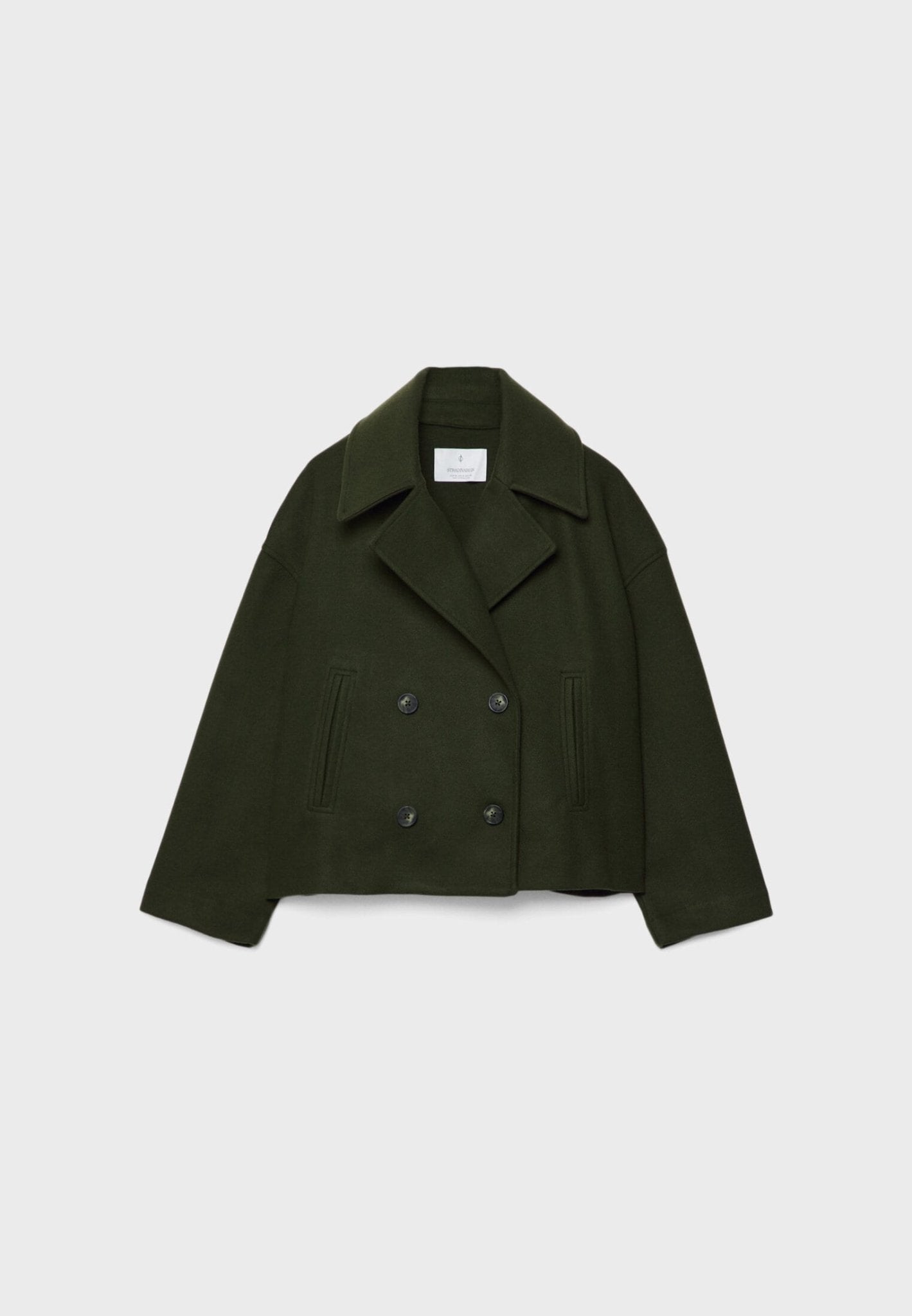 Luvo | Veste Courte pour Femme – Modèle Croisé à Double Boutonnage