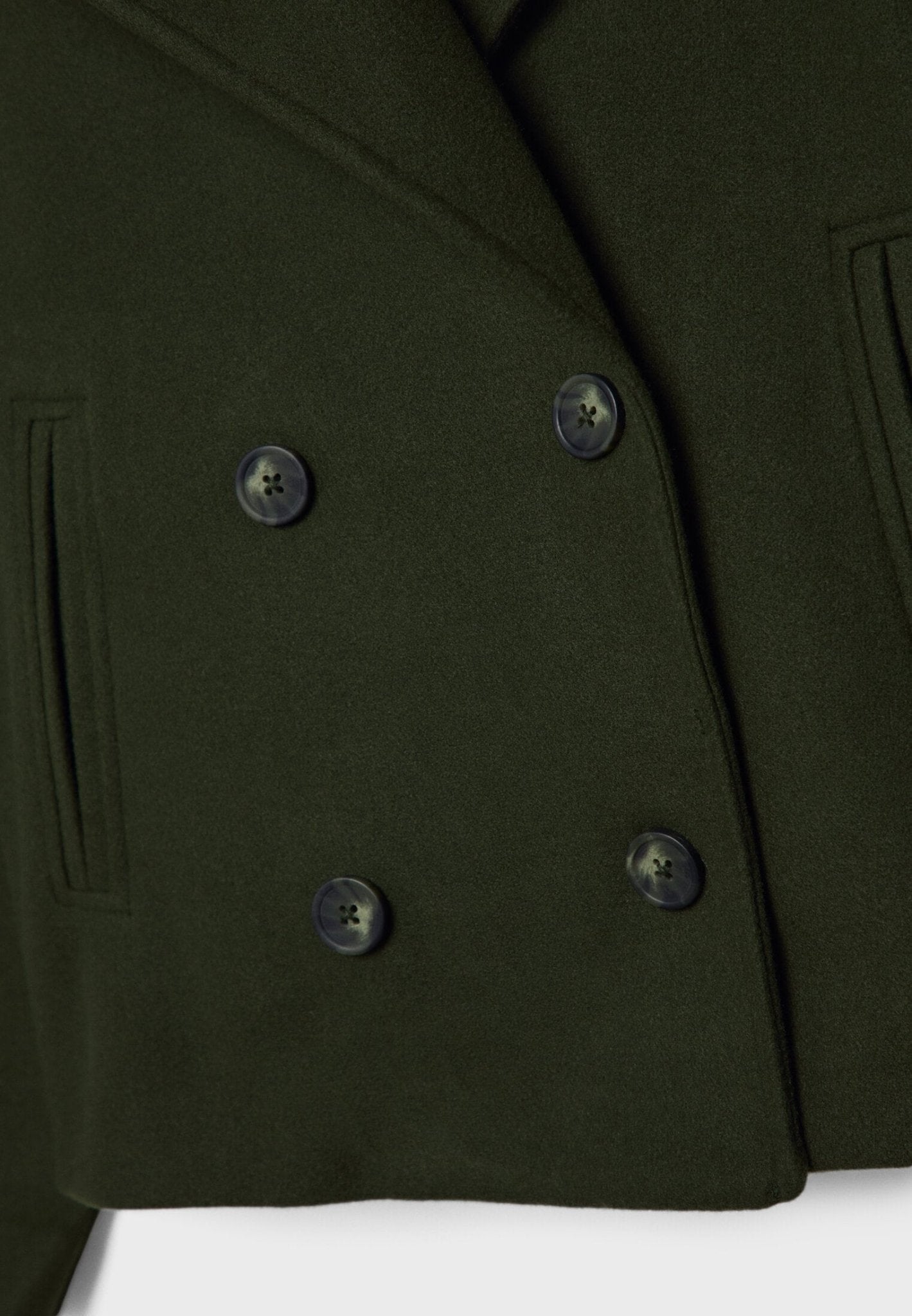 Luvo | Veste Courte pour Femme – Modèle Croisé à Double Boutonnage