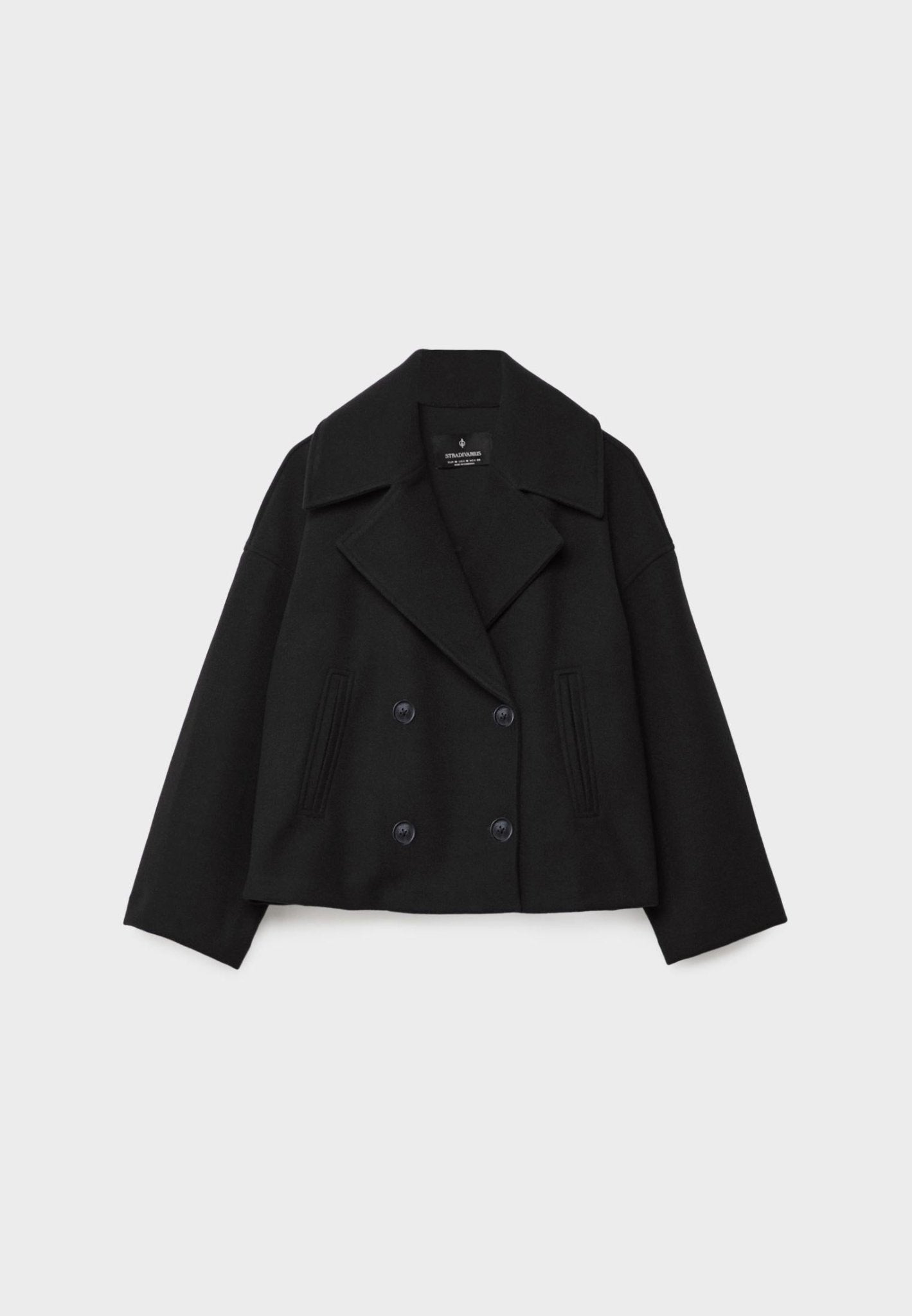 Luvo | Veste Courte pour Femme – Modèle Croisé à Double Boutonnage