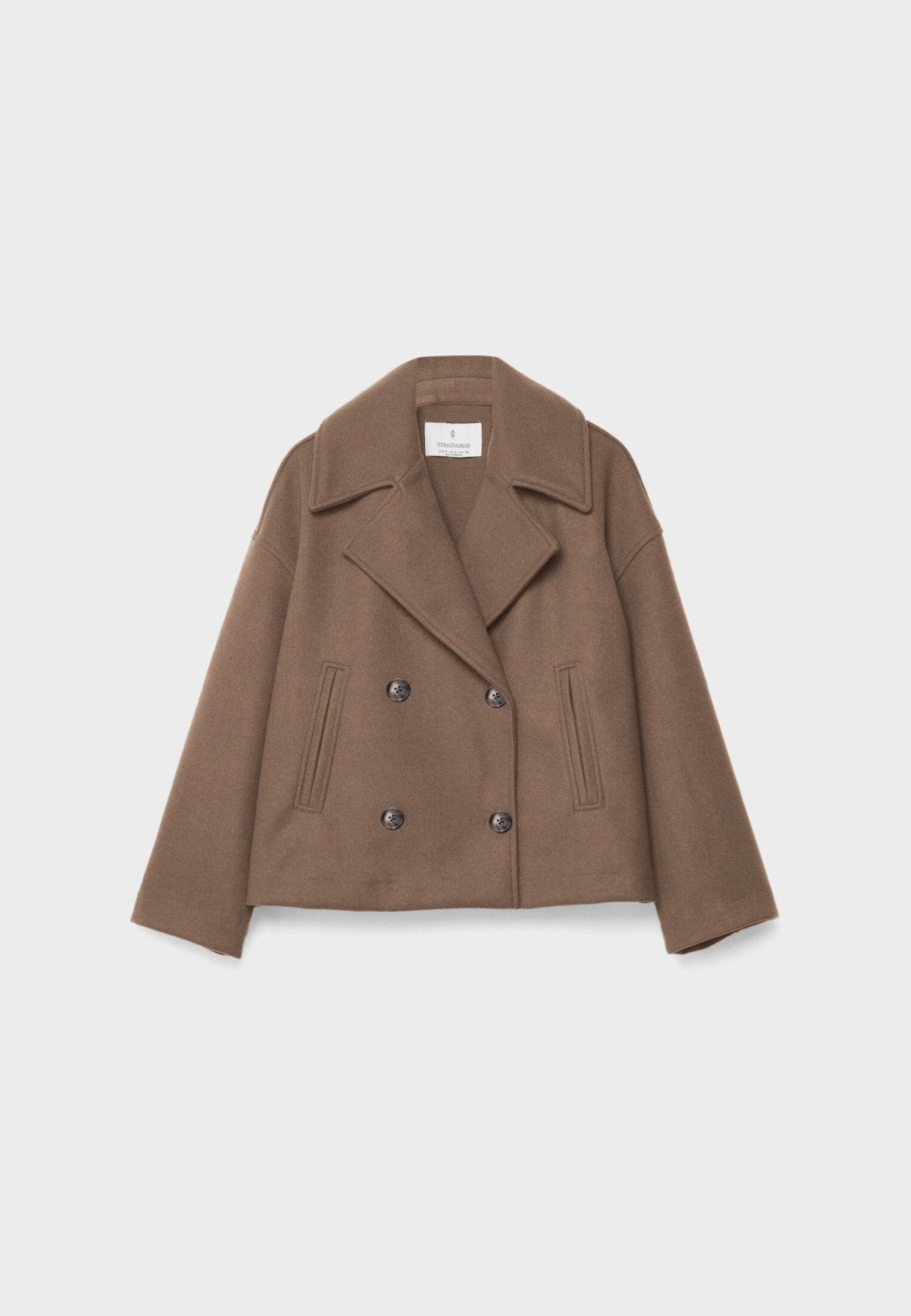Luvo | Veste Courte pour Femme – Modèle Croisé à Double Boutonnage