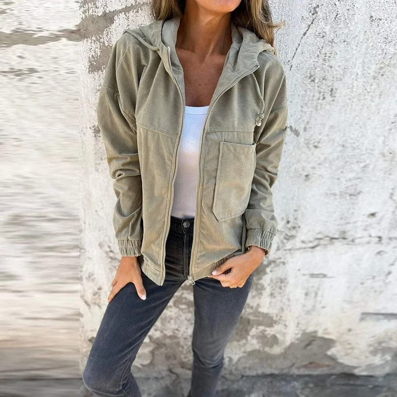 Luvo | Jacket for Women – With Hood and Zipper Closure