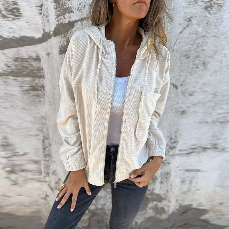 Luvo | Jacket for Women – With Hood and Zipper Closure