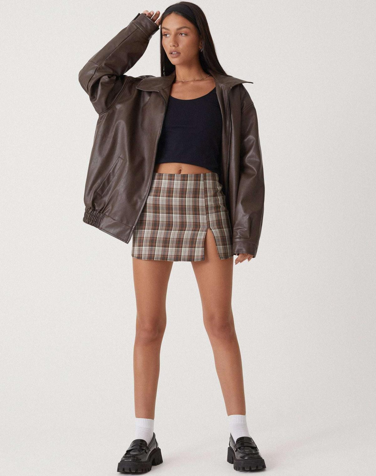 Luvo | Veste en Cuir pour Femme – Modèle Oversize et Ample
