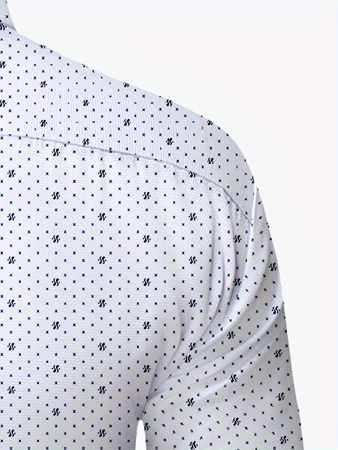 Luvo | Chemise Slim Fit pour Homme – Mélange de Coton à Imprimé à Pois