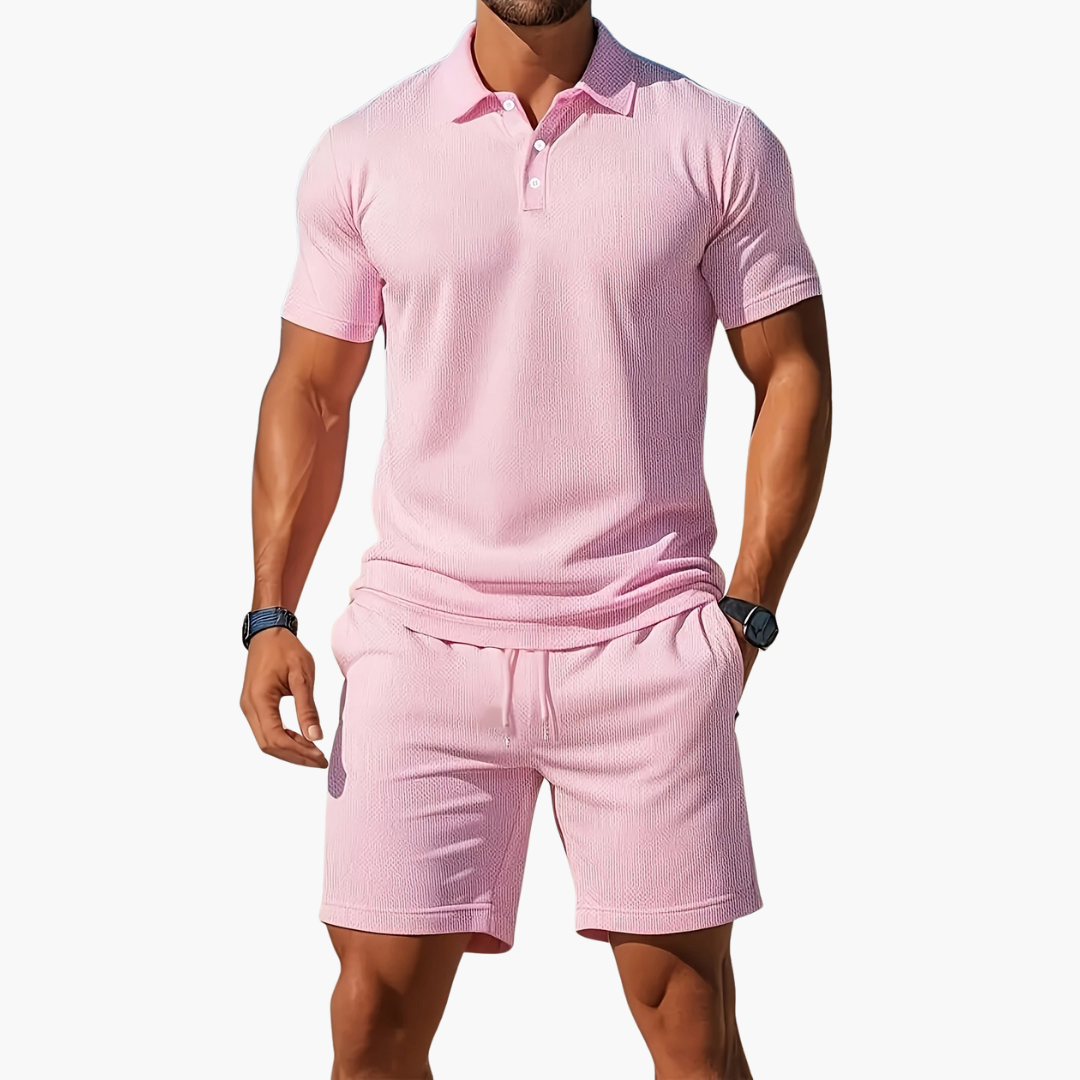 Luvo | Ensemble Polo et Short pour Homme – Confort et Style Estival