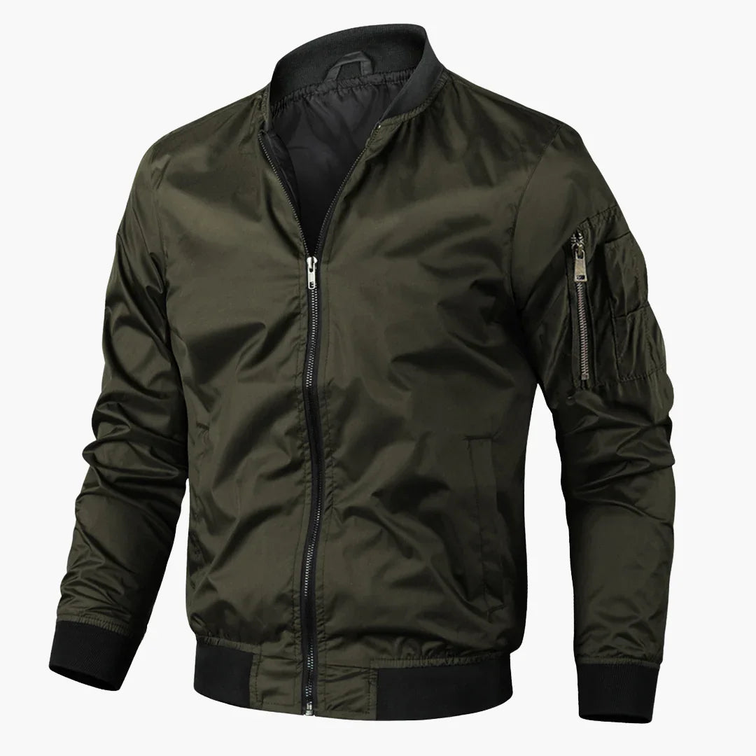 Luvo | Blouson Homme – Style Vintage avec Fermeture Éclair