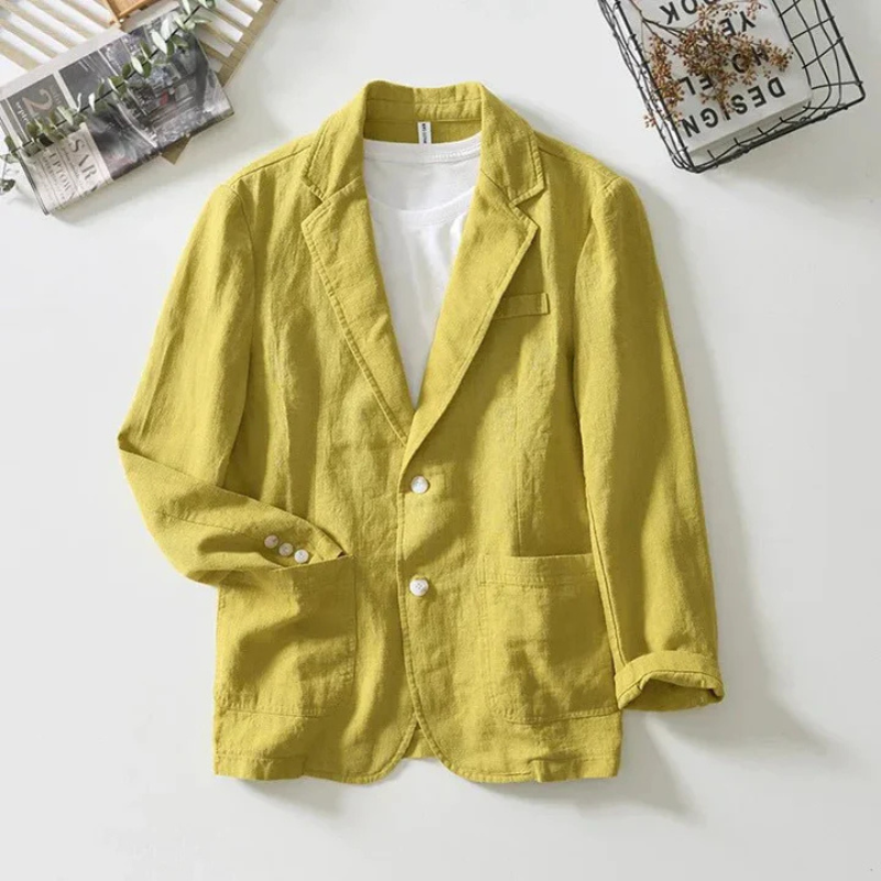 Luvo | Blazer décontracté à manches longues pour homme – léger