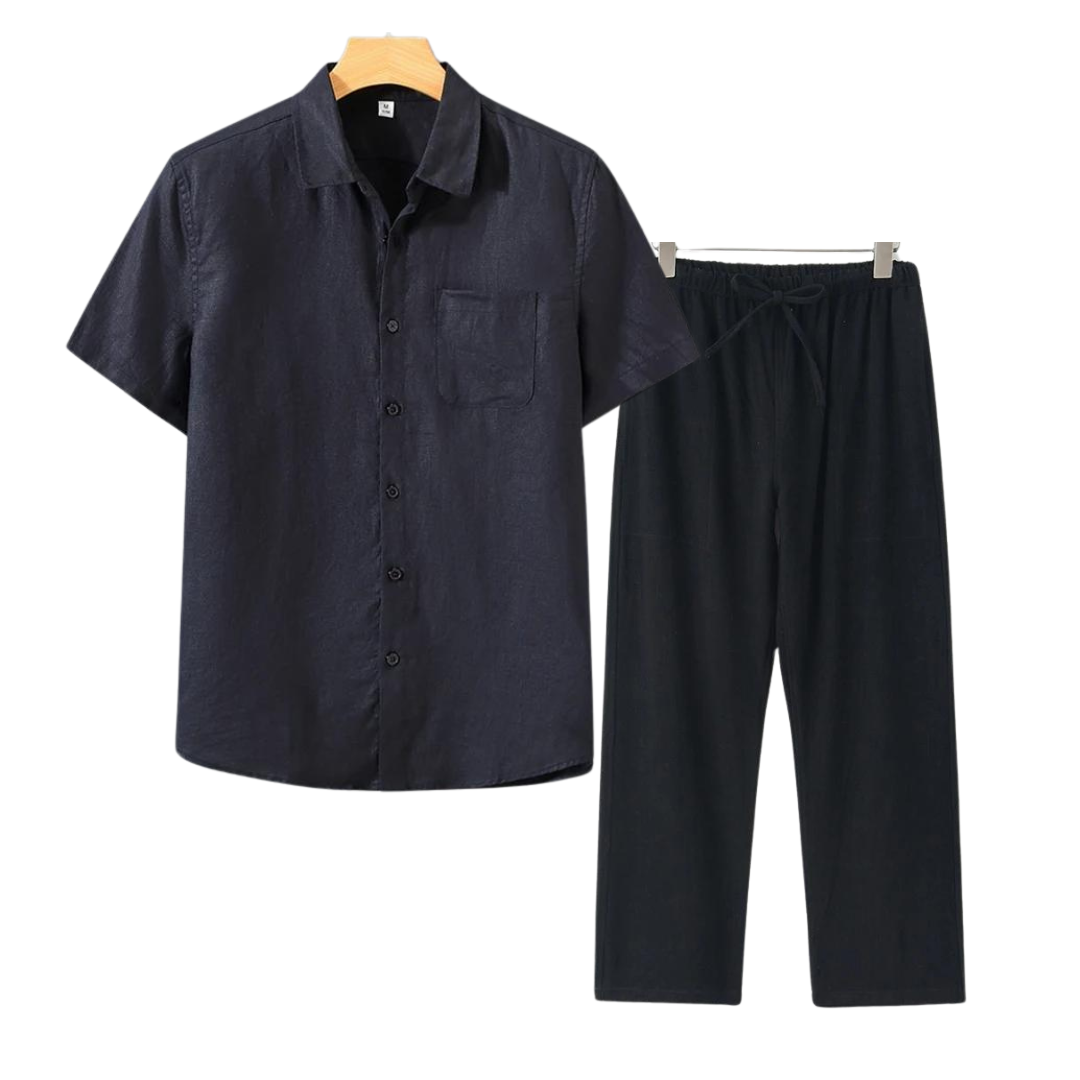Luvo | Ensemble en Lin Parfait – Pour le Confort et le Style en Été