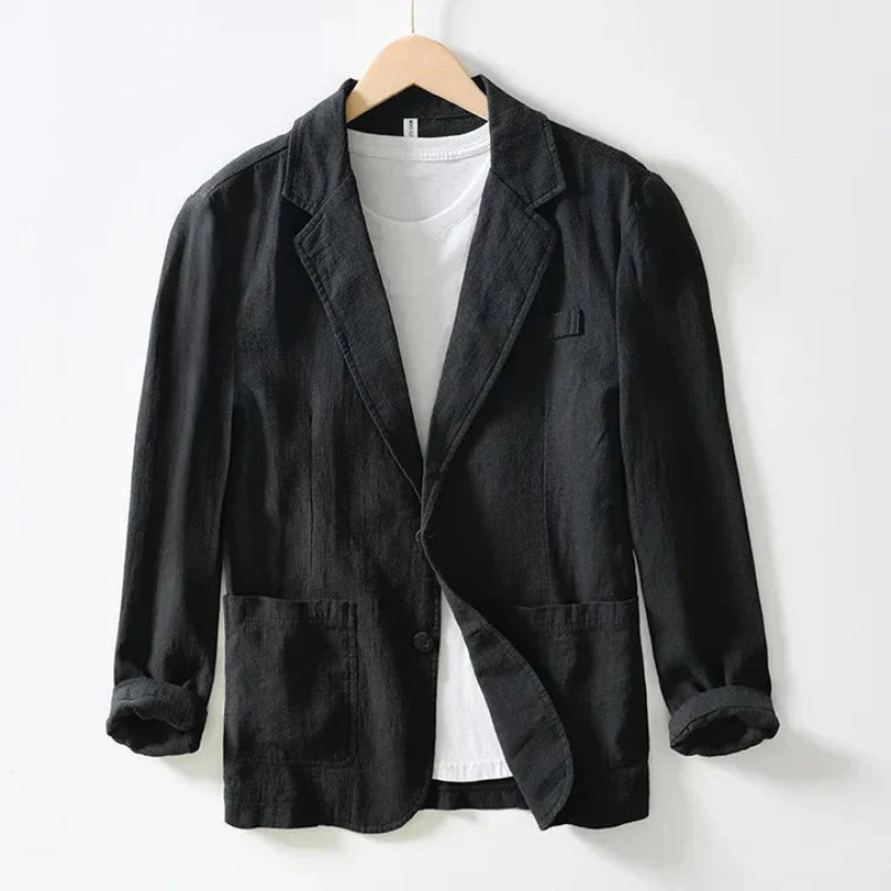 Luvo | Blazer décontracté à manches longues pour homme – léger