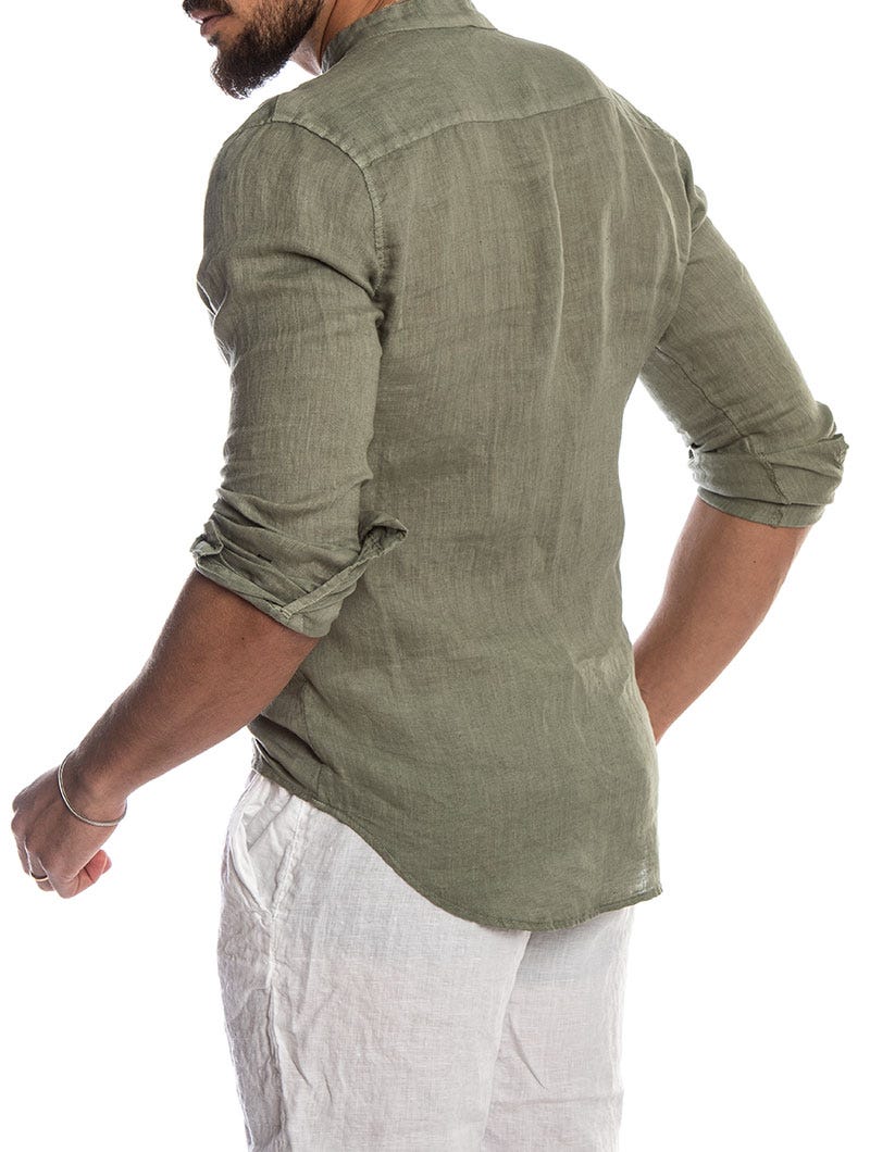 Luvo | Chemise en Lin d'Été pour Homme – Élégante et Fraîche