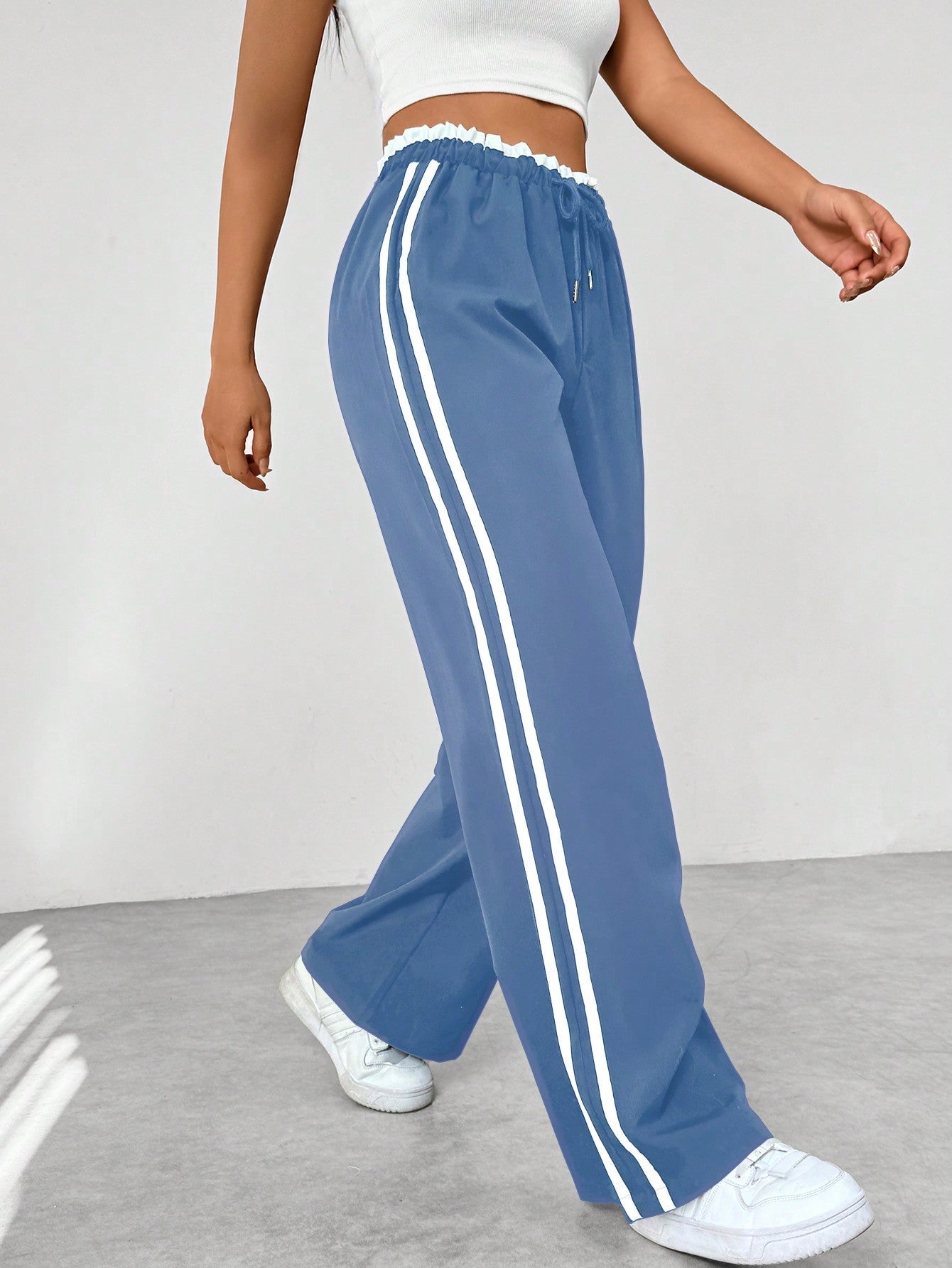Luvo | Pantalon Large Femme – Style Sportif et Confortable
