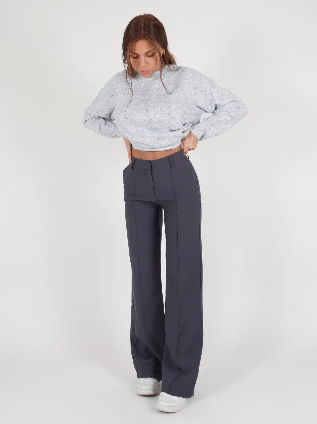 Luvo | Pantalon Large pour Femme – Coupe Ample et Jambes Droites