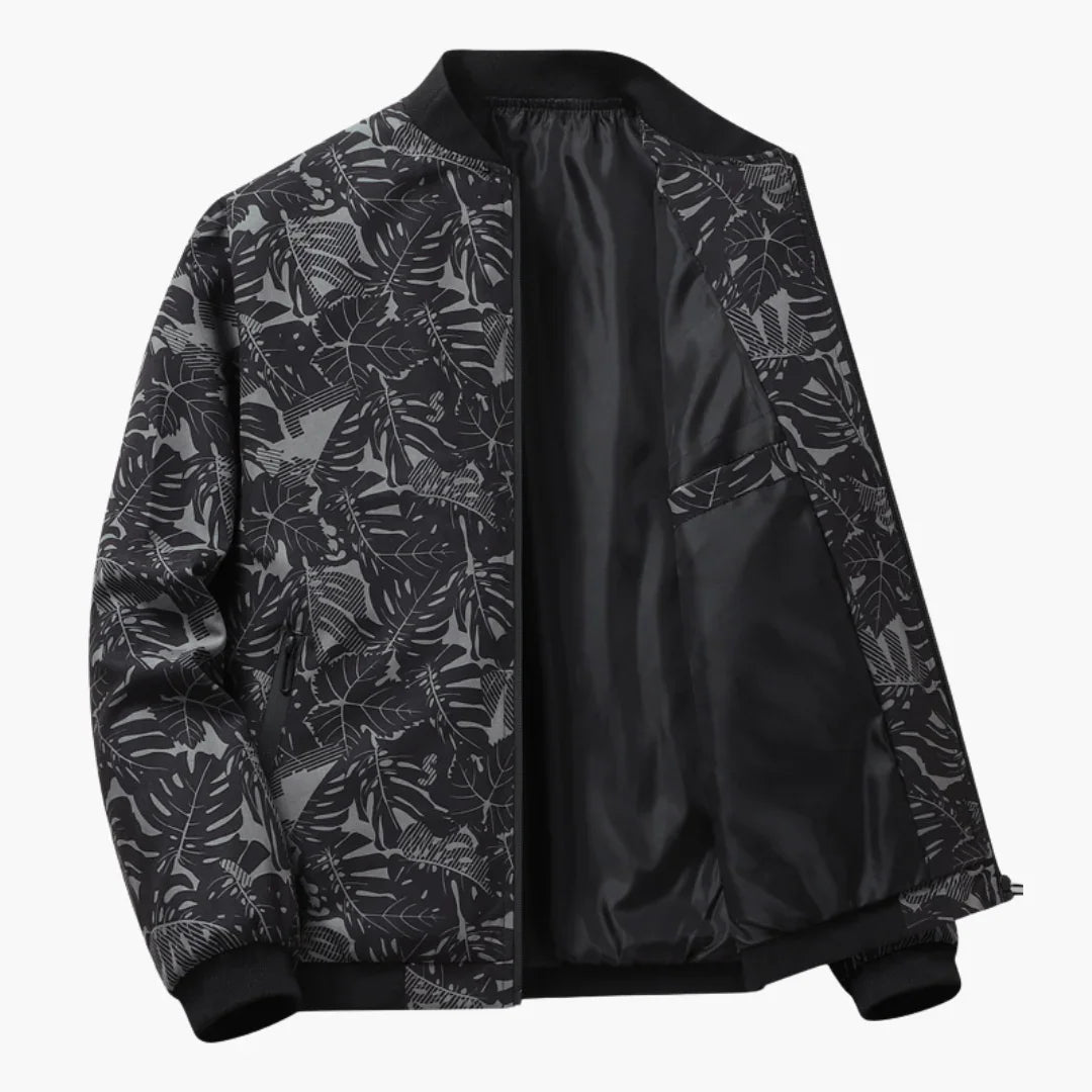 Luvo | Blouson Homme – Avec Bords Côtelés et Fermeture Éclair