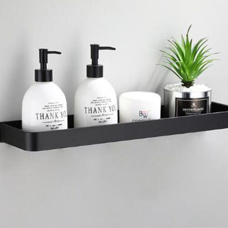 Luvo | Étagère Murale de Salle de Bain – Finition Noire