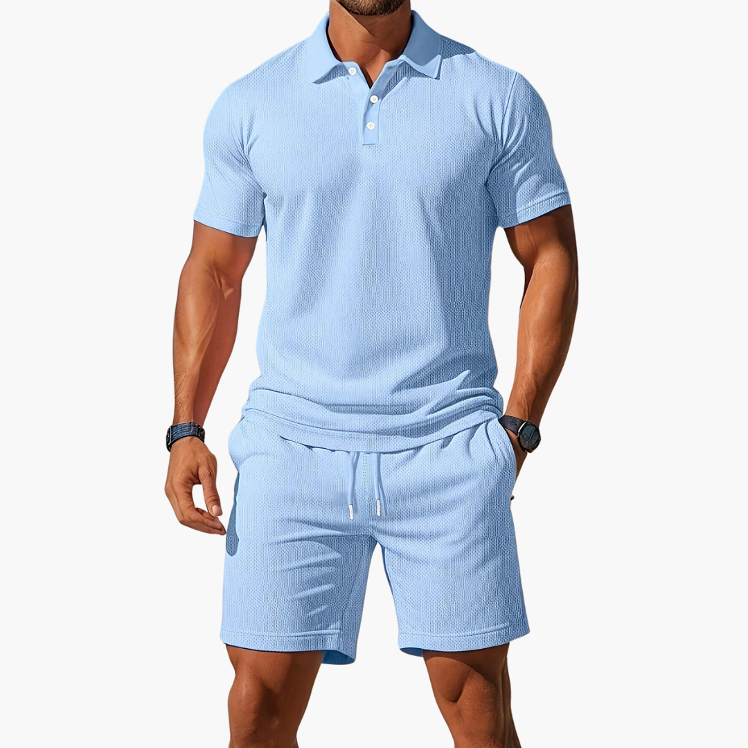 Luvo | Ensemble Polo et Short pour Homme – Confort et Style Estival