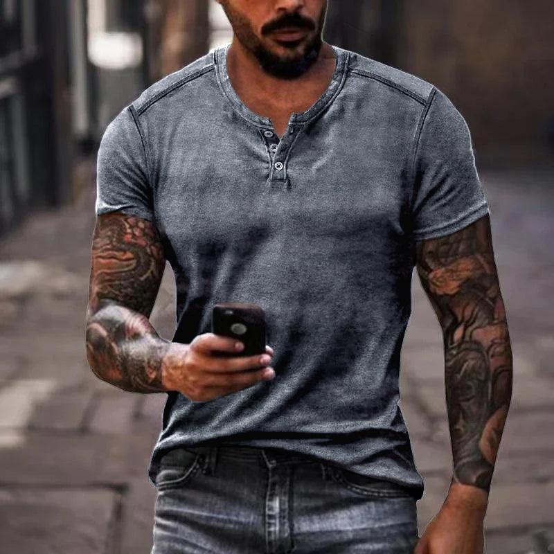 Luvo | T-shirt pour Homme – Décontracté et Confortable à Manches Courtes
