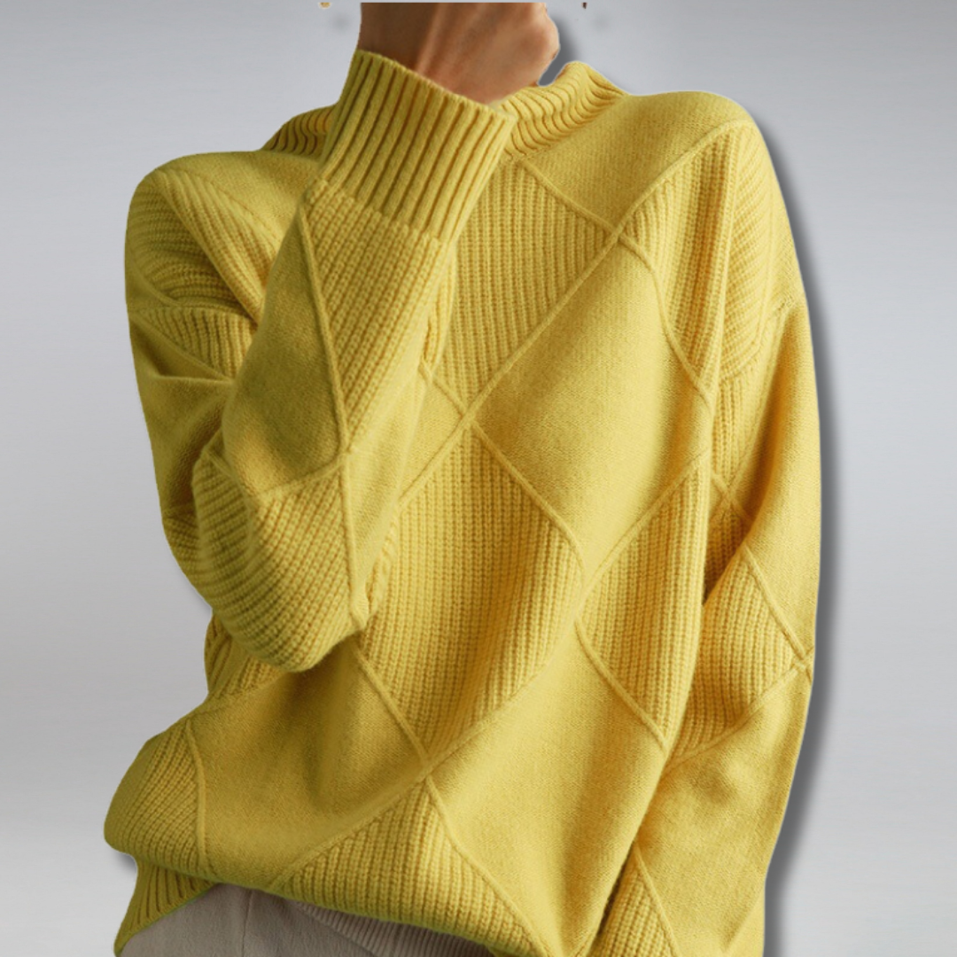 Luvo | Pull Doux à Col Roulé pour Femme – Pour l’Automne et l’Hiver
