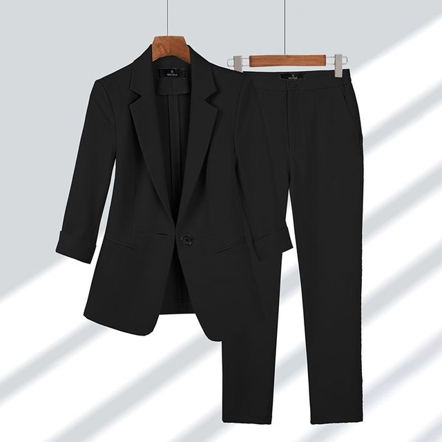 Luvo | Ensemble Blazer & Pantalon Femme – Élégant & Professionnel