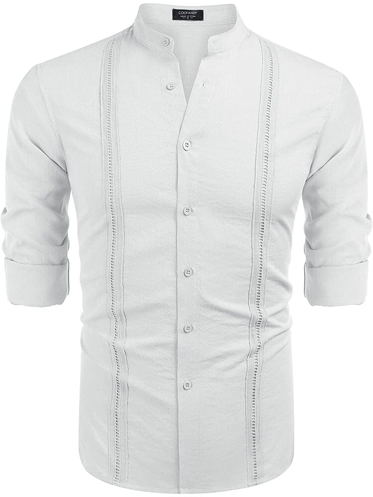Luvo | Chemise Guayabera en Lin Brodée – Classique et Respirant