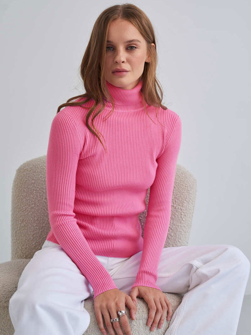 Luvo | Pull à col roulé pour femme - Décontracté