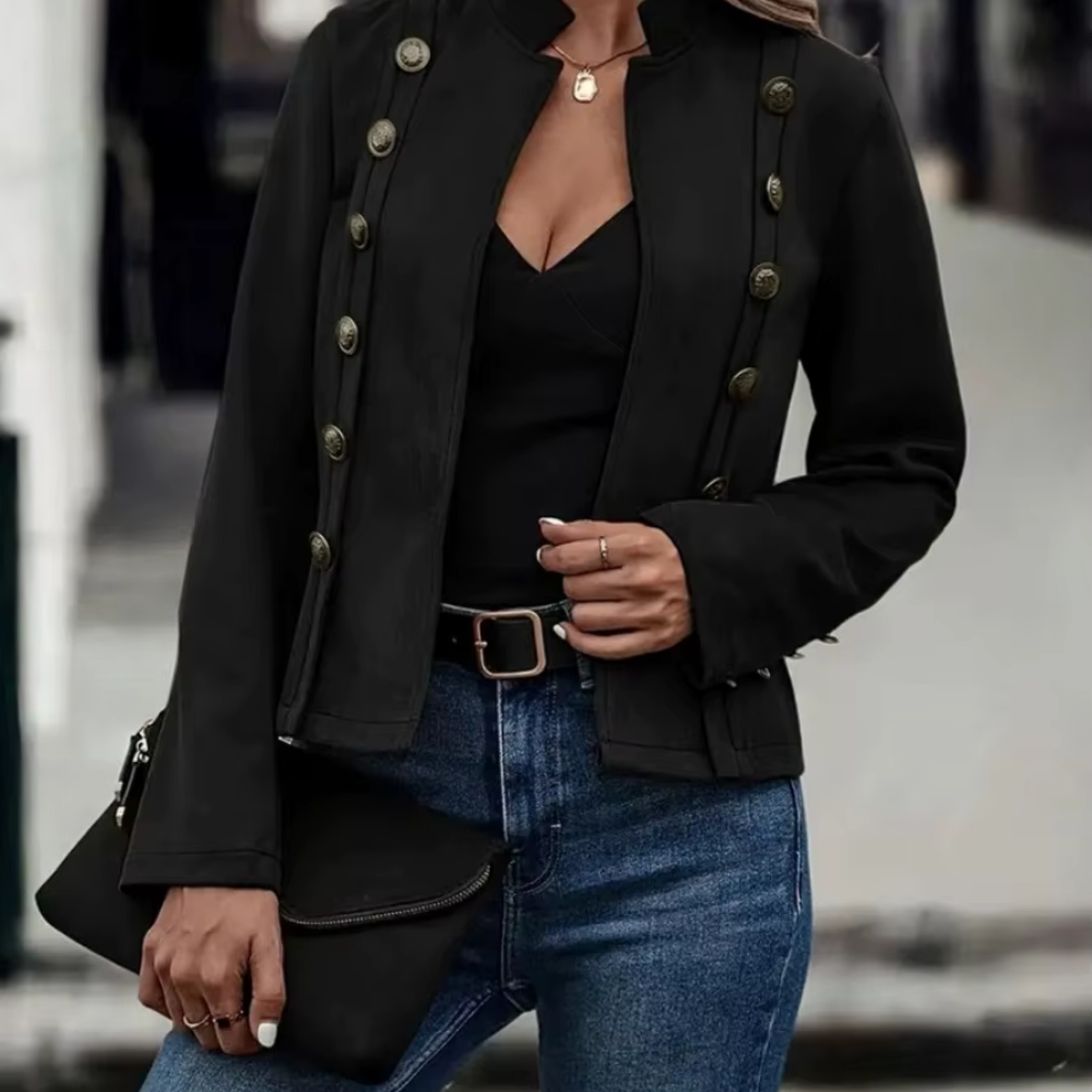Luvo | Veste Mi-Saison Vintage Élégante pour Femme
