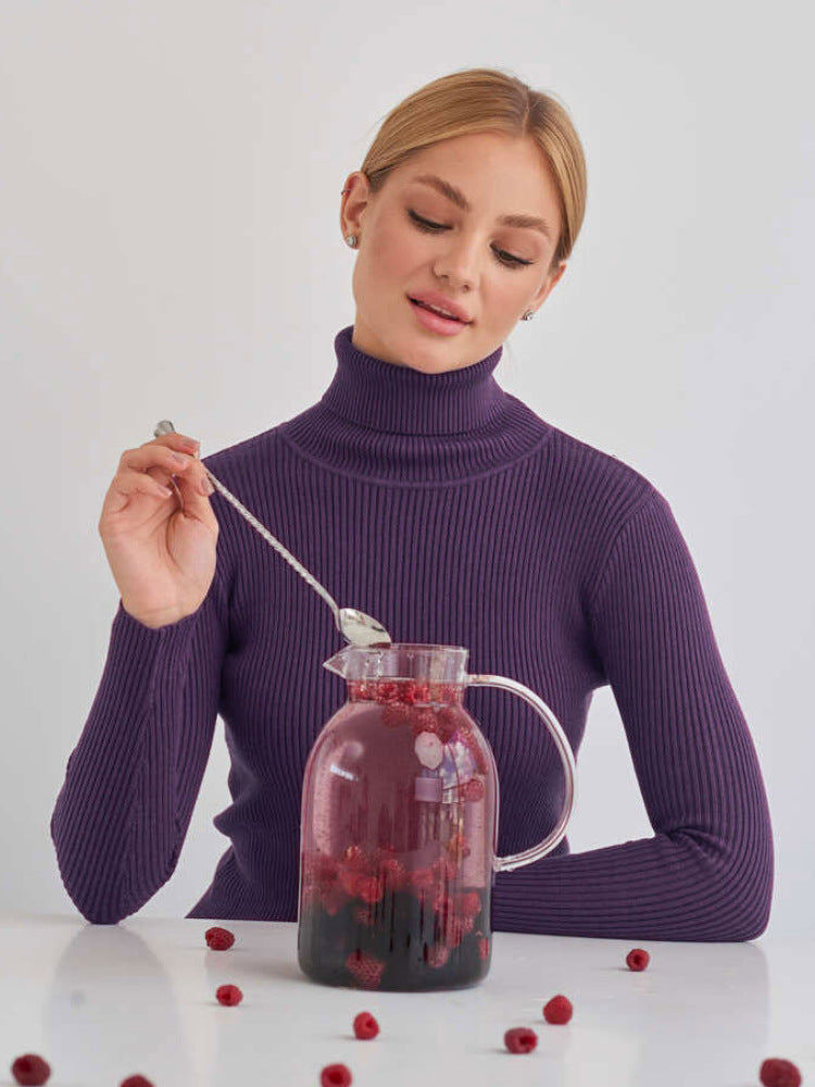 Luvo | Pull à col roulé pour femme - Décontracté