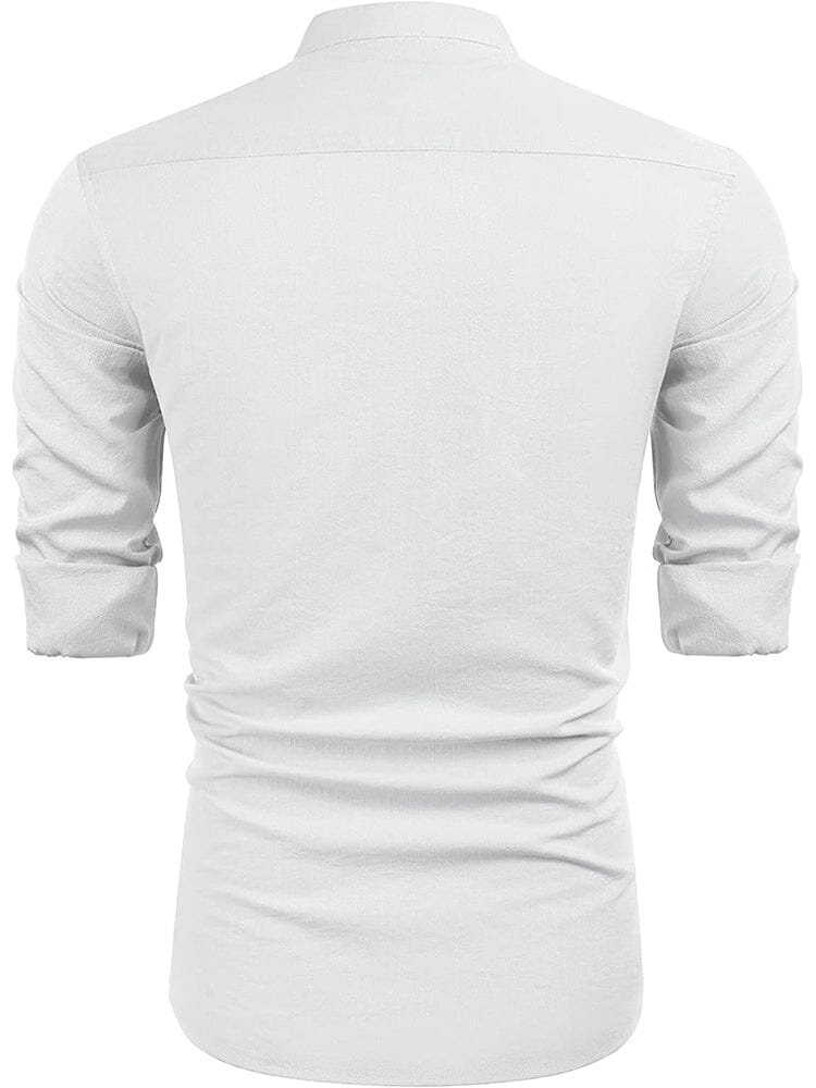 Luvo | Chemise Guayabera en Lin Brodée – Classique et Respirant