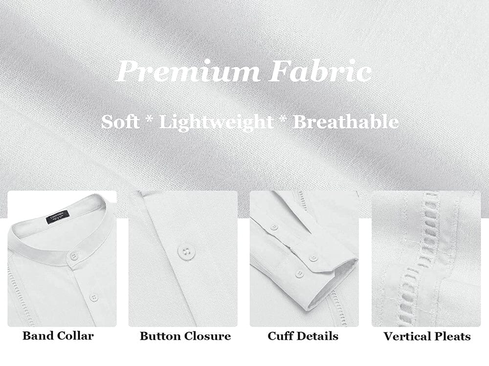 Luvo | Chemise Guayabera en Lin Brodée – Classique et Respirant