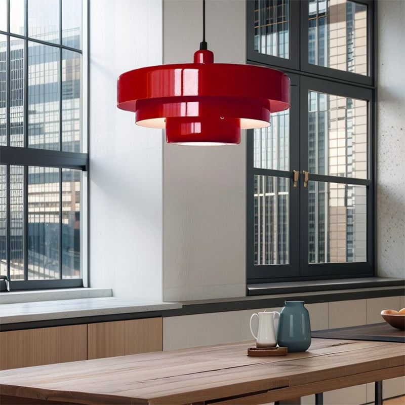 Luvo  Retro Three-Tier Iron Pendant Light