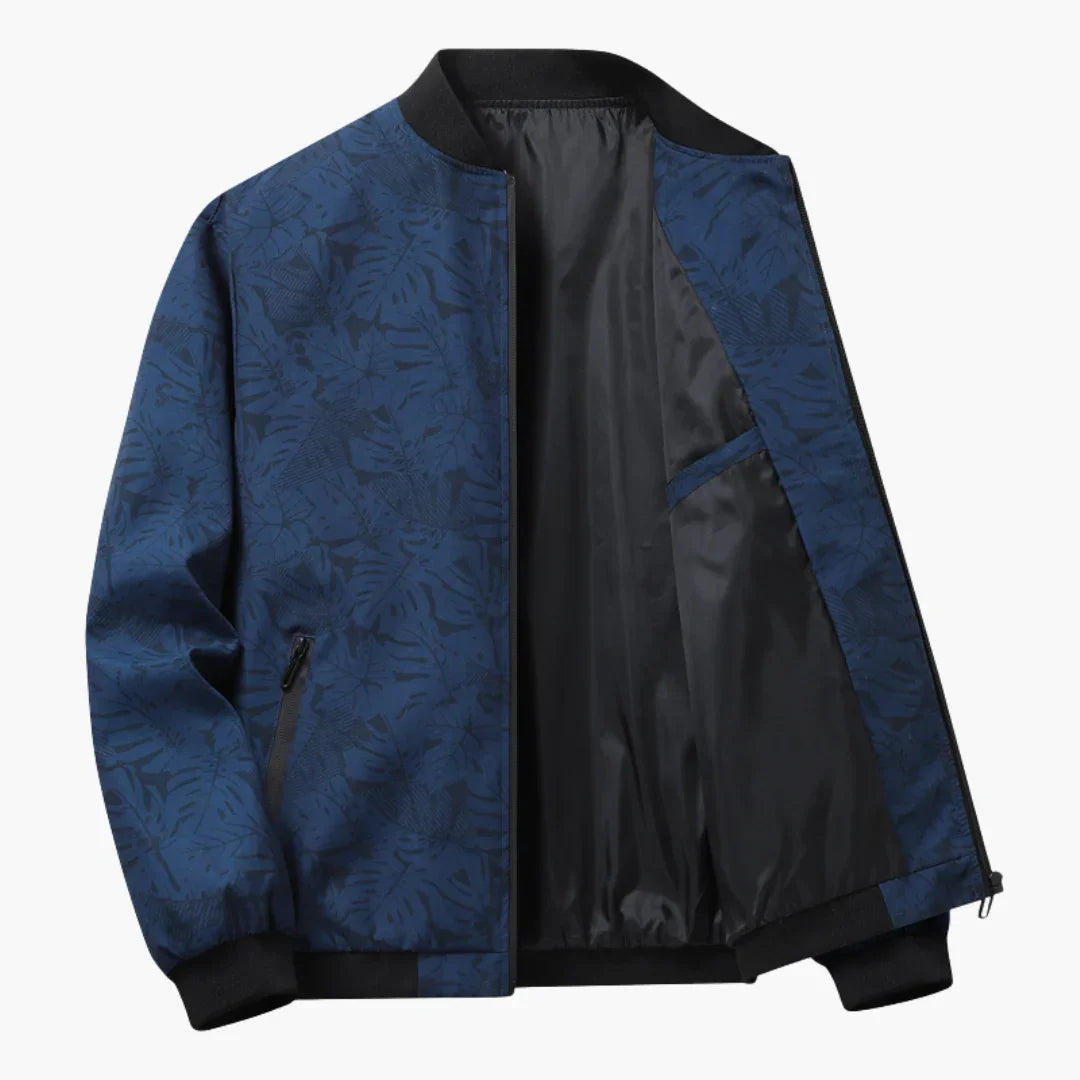 Luvo | Blouson Homme – Avec Bords Côtelés et Fermeture Éclair
