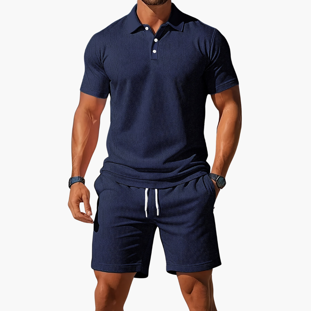 Luvo | Ensemble Polo et Short pour Homme – Confort et Style Estival